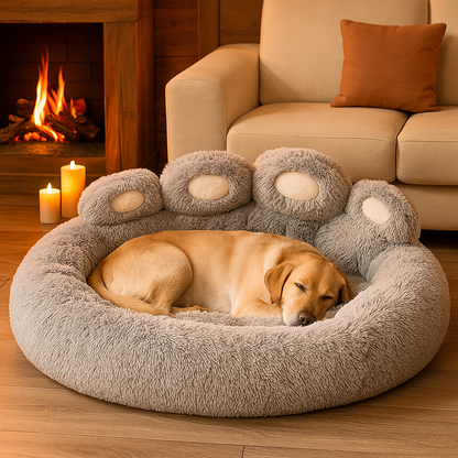 Lit en peluche Ultra confort pour Chiens & Chat - Anti-stress & douillet