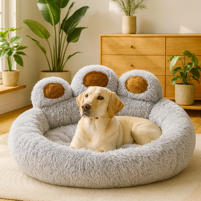 Lit en peluche Ultra confort pour Chiens & Chat - Anti-stress & douillet